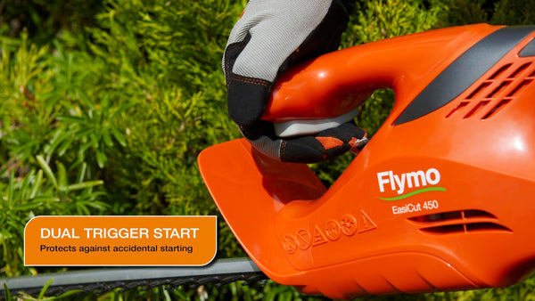 Flymo EasiCut 450 Electric Hedge Trimmer ? Precision Cutting, 45cm Cutting Length, Lightweight Design, Crisp and Clean Finish, Ideal for Hedge