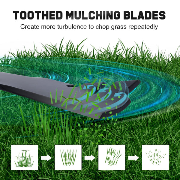 Grasscool Timemaster 30 inch Mower Mulching Blades for Toro 20199 20200 20975 20977 Lawnmower Replace for 20120P 120-9500-03