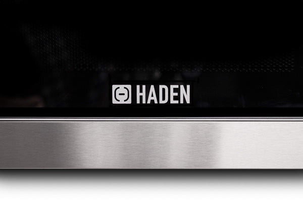Haden 20L Digital Stainless Steel Microwave Oven - 800W, Compact Microwave, 5 Power Levels, Auto Defrost & Child Lock, Easy Clean Interior - 24.5cm