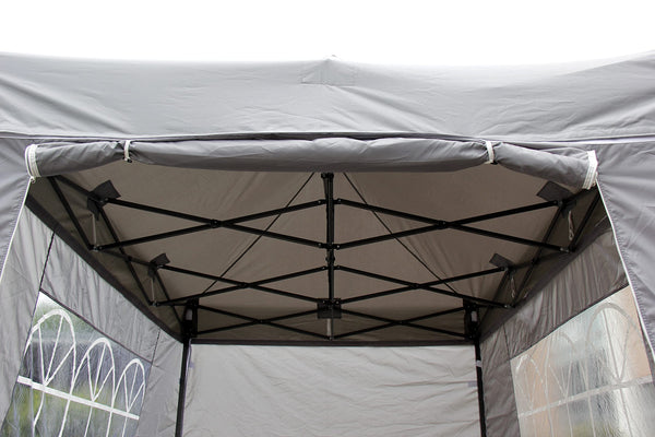 All Seasons Gazebos | 3x2m Pop Up Gazebo with 4 Side Walls & Accessory Pack | Heavy Duty, Fully Waterproof, High Grade Materials (Navy)