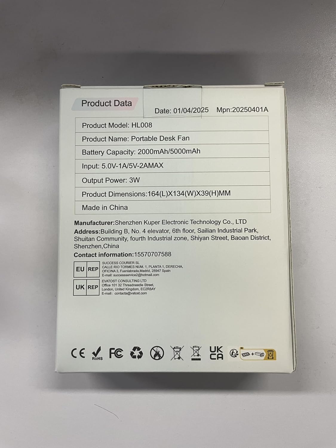 WHATOOK Mini Desk Fan USB: 2000mAh Rechargeable Ultra Quiet 1-100 Speeds Desktop Fans with LED Display, 3-10H Runtime, Child-Safe Grille Cooling Small Portable Table-Fan for Home, Office & Travel