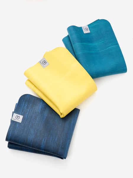 Yogamatters Eco Travel Yoga Mat 1mm | Lightweight, Foldable, Eco Friendly and Vegan | Non-Slip Exercise Mat for Yoga, Pilates, Gym and Fitness (Dark