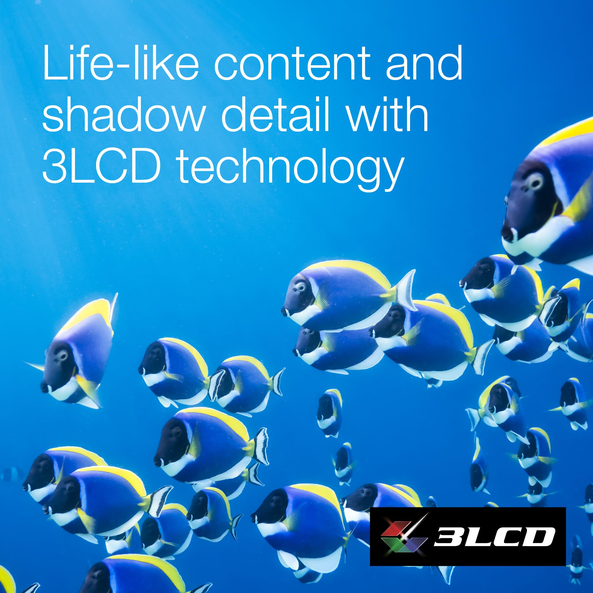 Epson EF-22N Mini Smart 3LCD Projector with Pan & Tilt Stand, Full HD,1000 Lumens,150 Inch Display with HDR, Google TV, Dolby Atmos Sound, Gaming & Home Cinema Laser Projector - Metallic Midnight Blue