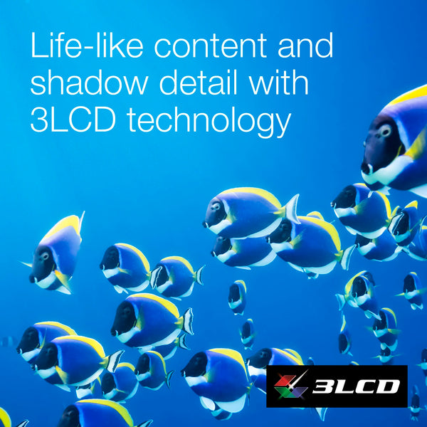 Epson EF-22N Mini Smart 3LCD Projector with Pan & Tilt Stand, Full HD,1000 Lumens,150 Inch Display with HDR, Google TV, Dolby Atmos Sound, Gaming & Home Cinema Laser Projector - Metallic Midnight Blue