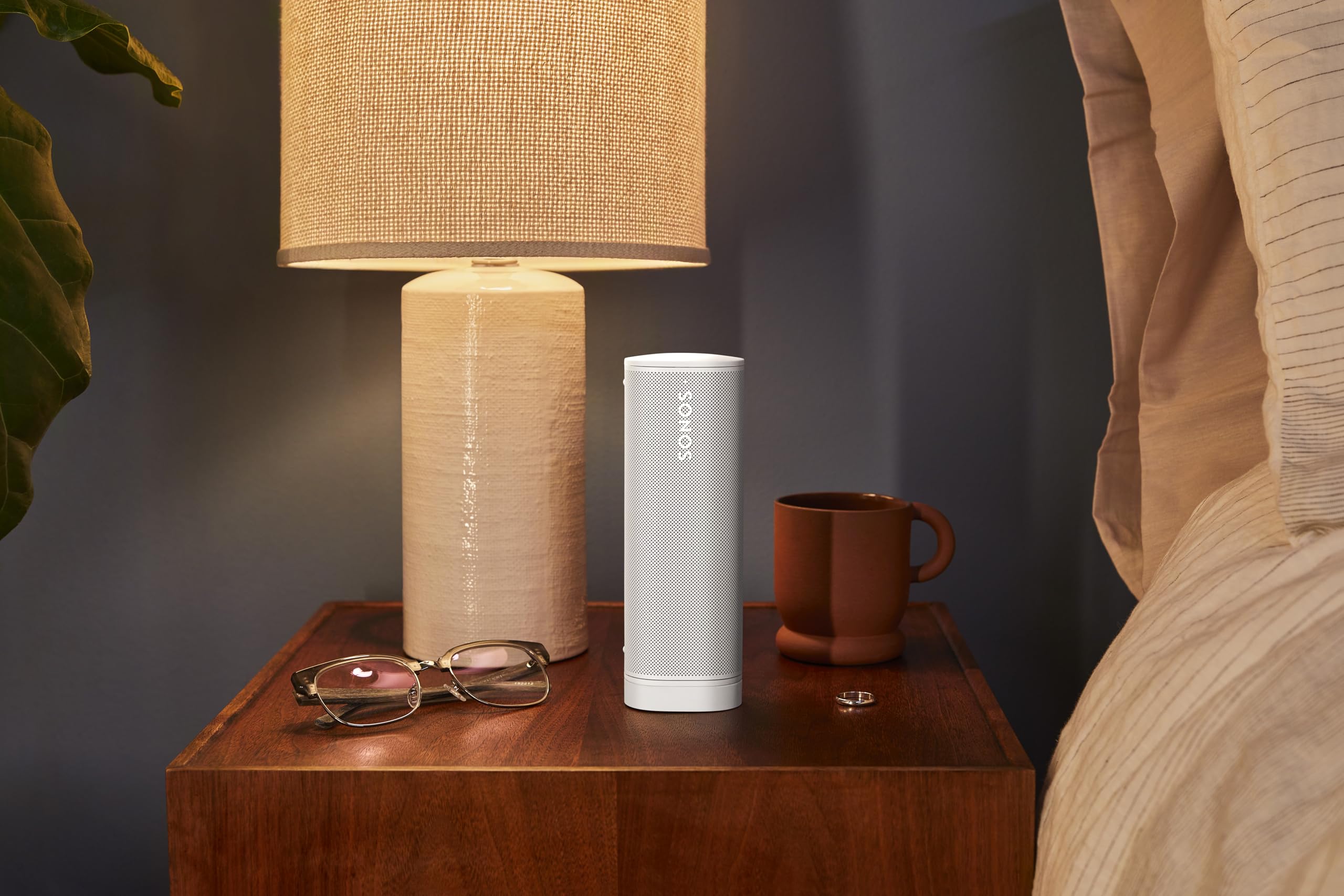 Sonos Roam 2 | Lightweight Portable Waterpoof Speaker with Bluetooth, WiFi, 10 hour battery life and Voice Control for Home and Outdoor Use - Black