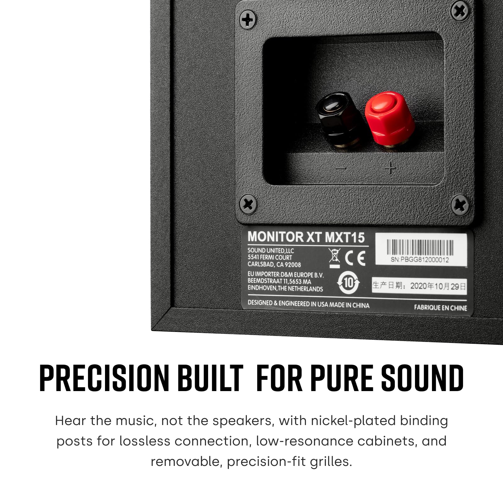 Polk Audio Polk Monitor MXT60 Compact Tower Speaker, HiFi and Home Cinema Speaker, Hi-Res Certified, Dolby Atmos and DTS:X Compatible (1 piece)