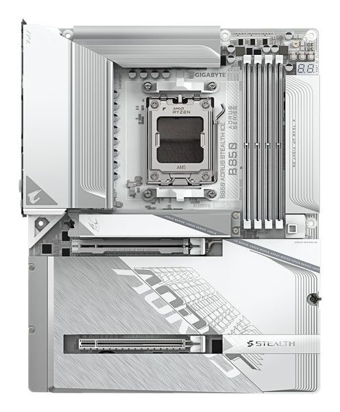 GIGABYTE B850 AORUS ELITE WIFI7 Motherboard - AMD Ryzen 9000 Series CPUs, 14+2+2 Phases Digital VRM, up to 8200MHz DDR5 (OC), 1xPCIe 5.0 + 2xPCIe 4.0 M.2, 2.5 LAN, WIFI 7, USB 3.2 Gen 2x2