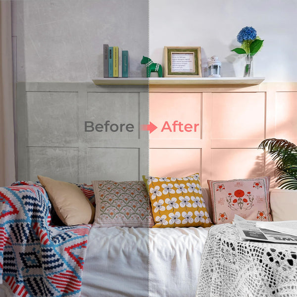 Tilswall Paint Sprayer, Ultra-Light Electric Paint Spray Gun with 600ml Detachable Cup, 2 Nozzles & 3 Patterns - Perfect for Fences, Sheds, Walls, Ceilings, Furniture, Cabinets, Garden & DIY, White