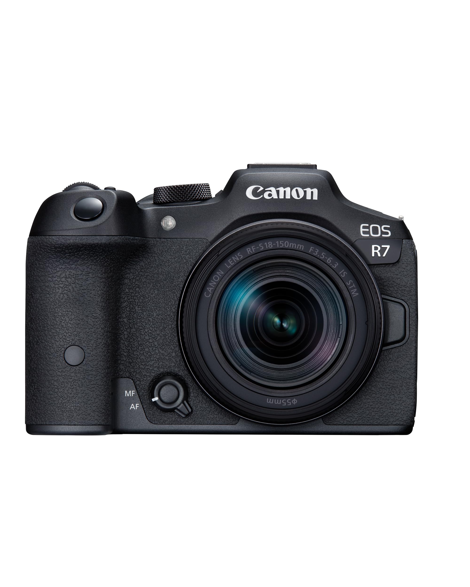 Canon Mirrorless Cameras EOS R7 Body - 32.5 MP APS-C Sized Image Sensor - Dual Pixel CMOS AF II - 4K UHD Video - In-Camera Compositing - LCD Touchscreen - UVC/UAC Compatible