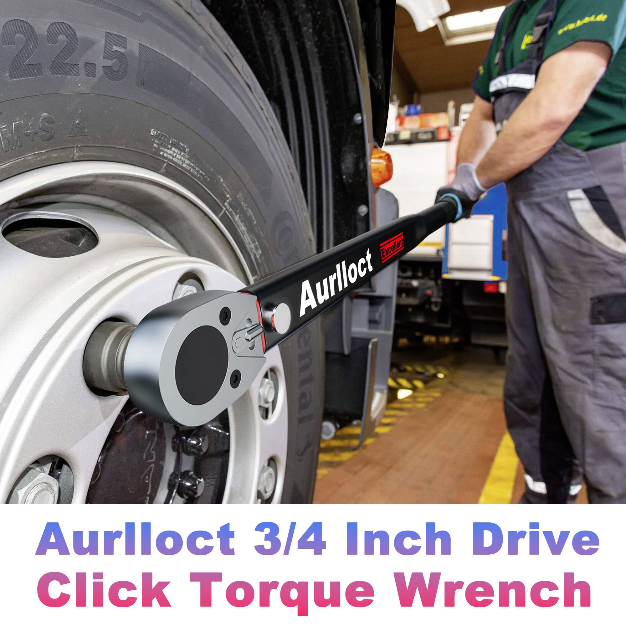 1/2" Torque Wrench Set, Car Wheel Torque Spanner 20-230 Nm with 3/8'' Adapter, ± 3% Accuracy, 72 Tooth for Car Repair, Tire Replacement Etc