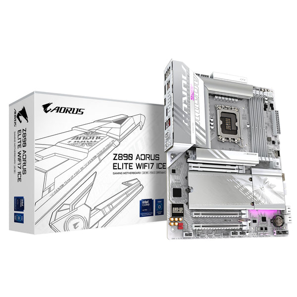 GIGABYTE Z890I AORUS ULTRA Motherboard - Supports Intel Core Ultra (Series 2) CPUs, 8+1+2 phases VRM, up to 8800MHz DDR5 (OC), 1xPCIe 5.0 + 1xPCIe 4.0, Wi-Fi 7, 2.5GbE LAN, Thunderbolt 4