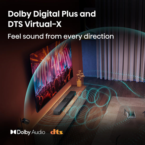 Hisense 40" 40E4QTUK FHD LED TV with Freely - Direct Lit LED, Dolby Audio, Natural Colour Enhancer, Games Mode, Sports Mode with Freely, Disney +, YouTube, Netflix