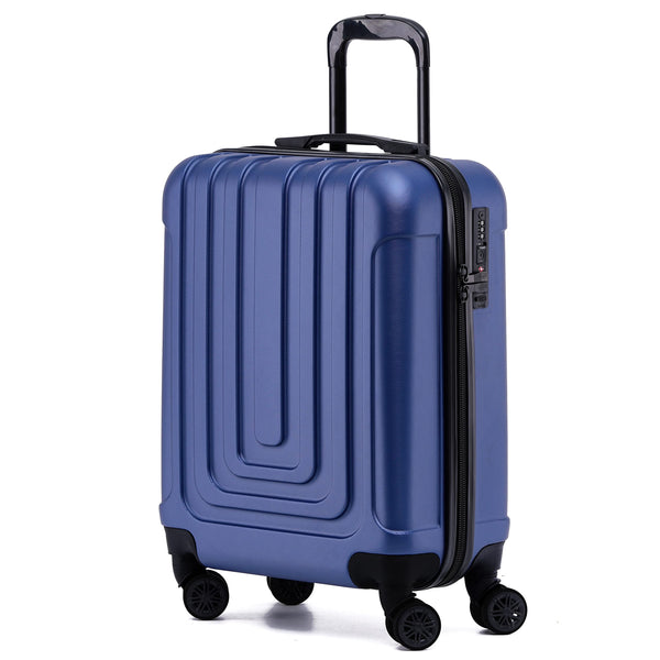 Flight Knight Premium Lightweight Suitcase - Built-in TSA Lock - 8 Spinner Wheels - ABS Hard Shell Check in Highly Durable Luggage - Medium - 67x45x26cm