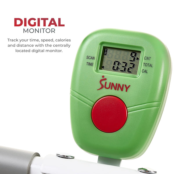 Sunny Health & Fitness Row-N-Ride Squat Assist Trainer for Glutes & Full Body Cardio Workout with Adjustable Resistance, Upright Row-N-Ride? Exerciser