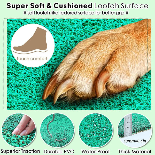 170cm Long Dog Ramp for Cars,43cm Wide Folding Dog Ramp for Large Dogs with High Traction Carpet Surface,Non-slip for Truck,SUV,Portable Pet Ramp Stairs for Medium Large Dog Up to 100kg