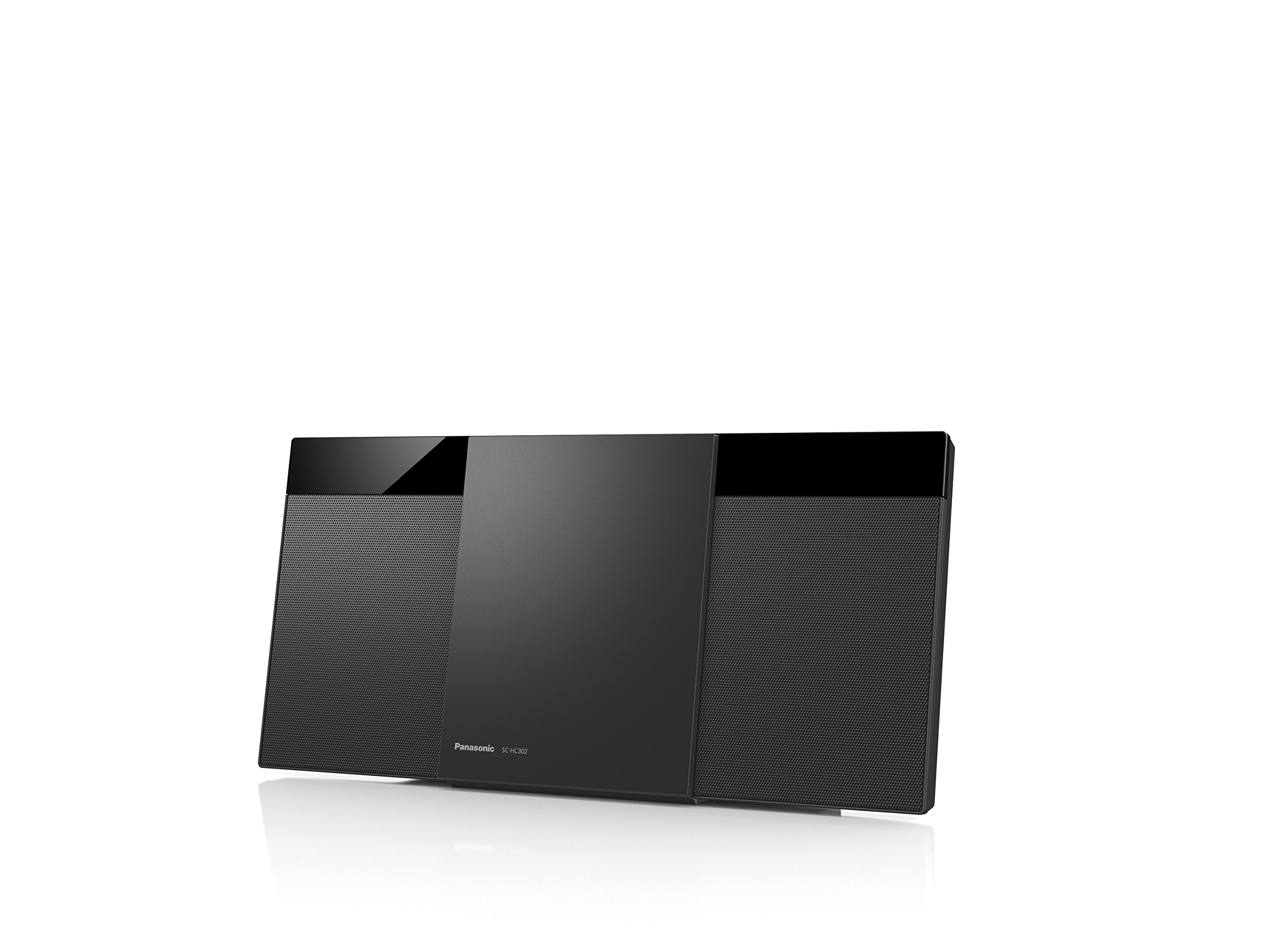 Panasonic SC-HC200EB-K Modern HiFi System with FM Radio, 20W Speaker and CD Player, Bluetooth, USB playback, Black