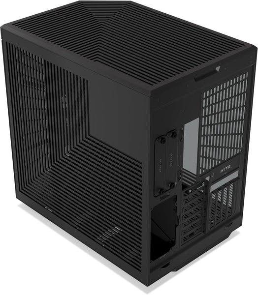 HYTE Y70 Touch Infinite Dual Chamber ATX Mid Tower Modern Aesthetic Case with Integrated 2.5K LCD Touchscreen - Pitch Black