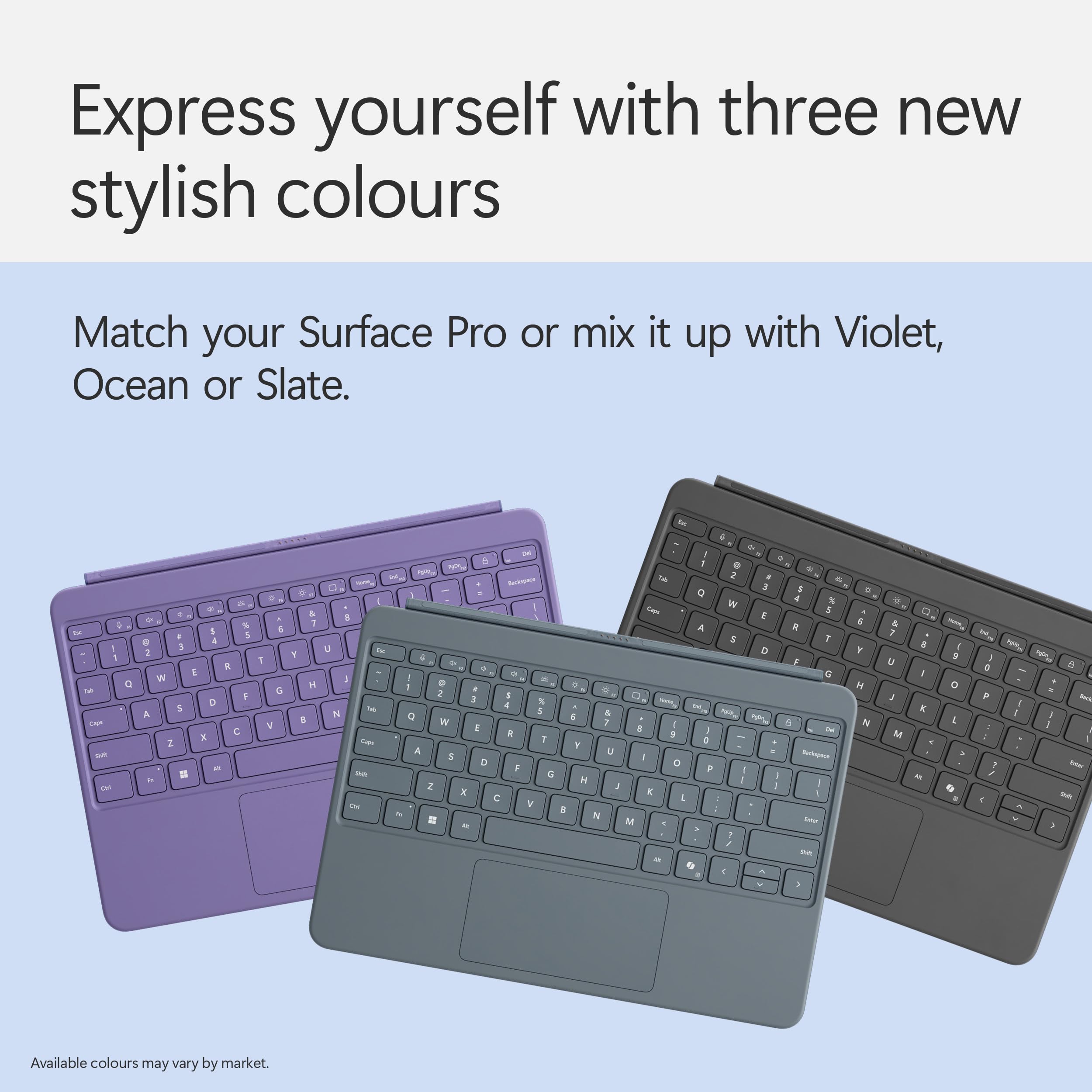 Microsoft Surface Pro Flex Keyboard with Slim Pen | Black | 2-in-1 Alcantara® Keyboard for Surface Pro Windows 11 Copilot+ PC