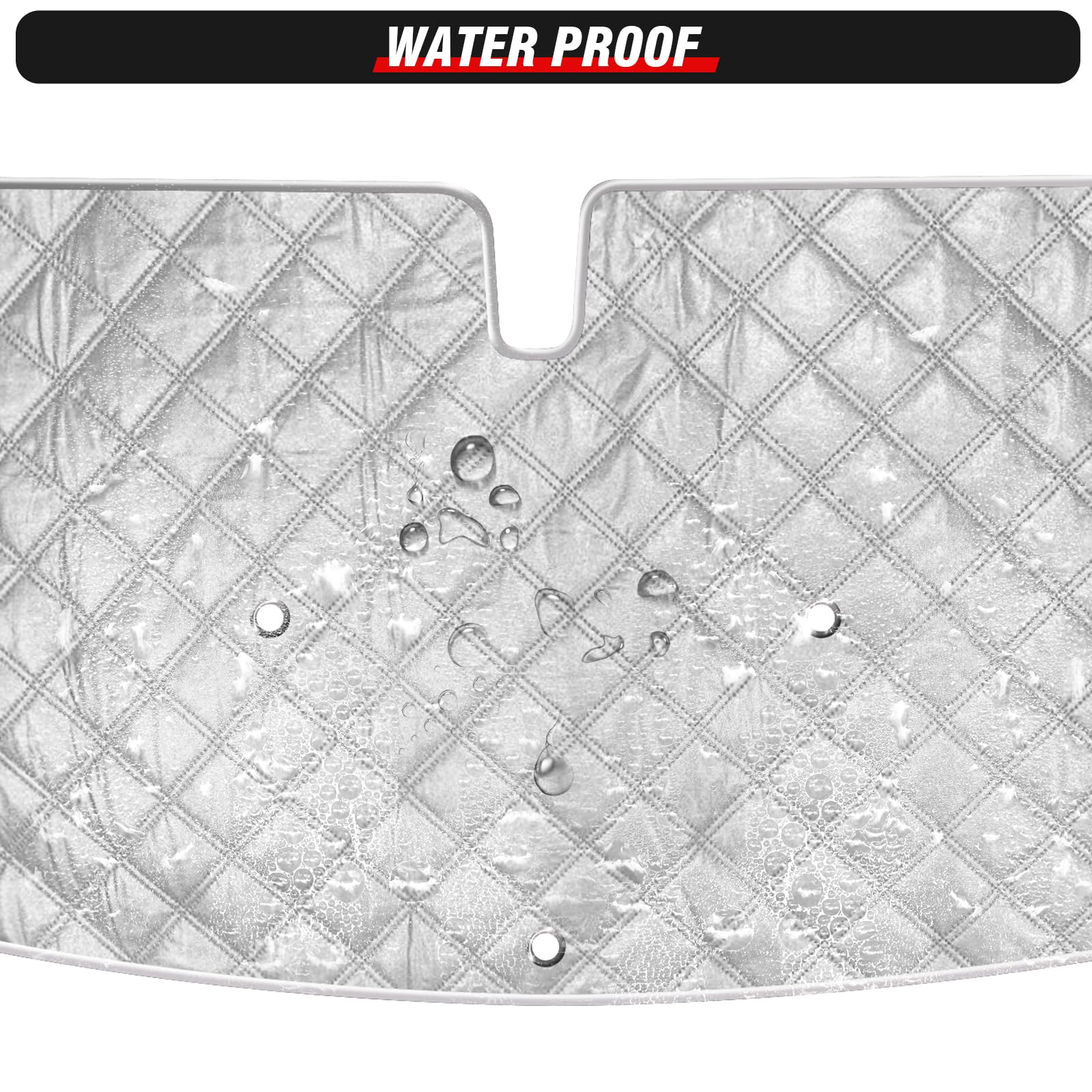 MaxAwe 8Pcs Internal Thermal Blind Set Fits for VW T5/T6 LWB, Luxury Sunshade Wrap Cover Kit, Window Front Screen Cover, Summer Uv Sun Blind & Winter Insulation Cover for VW Campervans & Motorhome