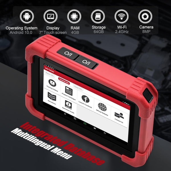 LAUNCH OBD2 Scanner CRP919MAX Diagnostic Tool,ECU Coding, All System Diagnosis,CANFD DOIP, V.A.G Guided, Active test, 2024 Wireless Bi-directional Scan Tool, 31+reset Service, 2 Years Free Update