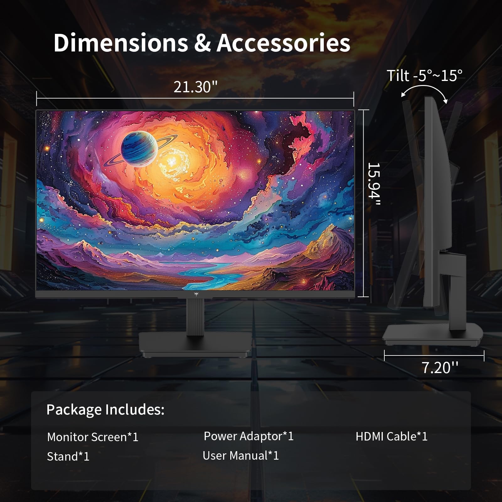 KTC Flat 32 Inch Monitor, QHD 1440P 2K@100Hz IPS Large Computer Monitor, Ultra Thin Bezels, Anti-Blue Light, HDR10, 103% sRGB, 86% DCI-P3, 350 Nits, 3ms MPRT, Adaptive Sync for Working and Gaming
