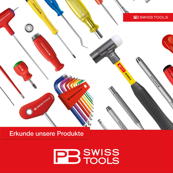 PB SWISS TOOLS Allen HEX L Long Key Set with Spherical Head Colored Model Rainbow