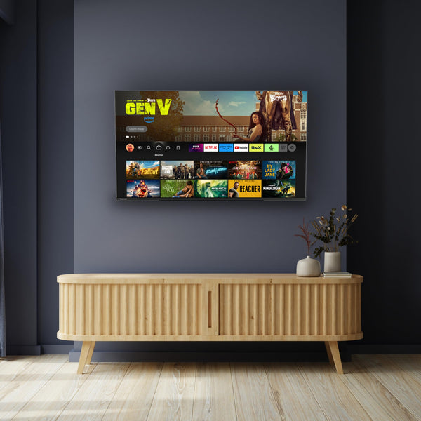 Toshiba UF3F 65 Inch Fire 4K HDR TV, TRU Picture Engine, HDR10, Dolby Vision & Atmos, Sound by Onkyo, DTS Virtual X, Alexa Voice Remote