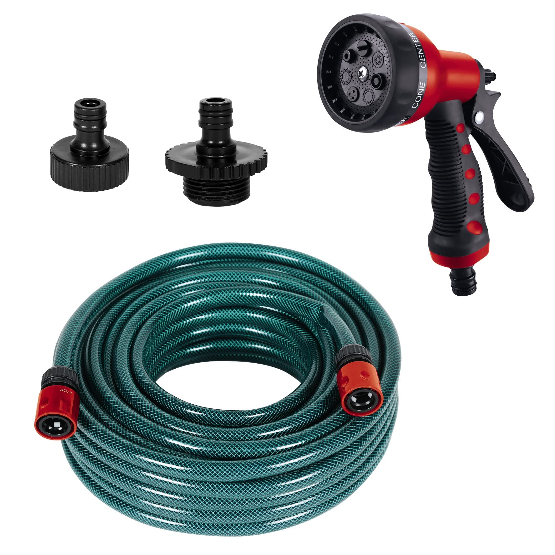 Original Einhell Accessory Set for Surface Pumps (4 Pieces, Pump Accessories, Pressure-Sided Accessory Set, Includes Garden Hose, 2X Adaptors, Garden