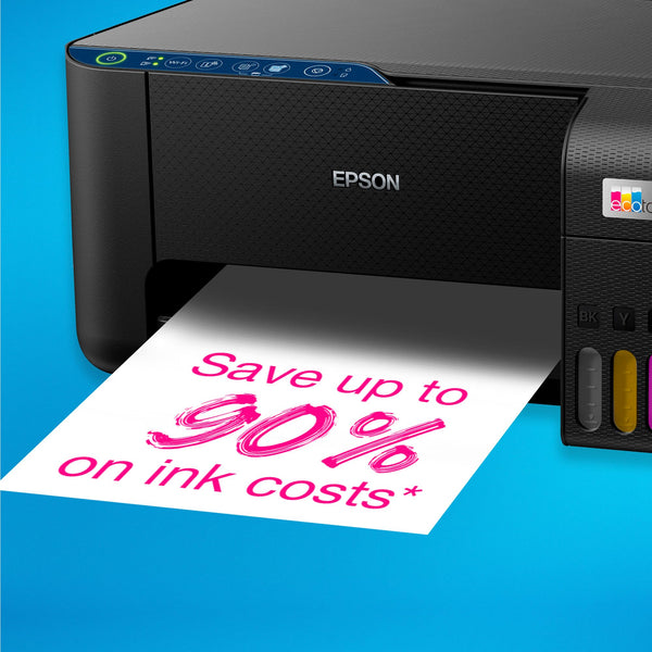 Epson EcoTank ET-2850 A4 Multifunction Air Print and Wi-Fi Ink Tank Printer with double sided printing, Up To 3 Years Of Ink Included