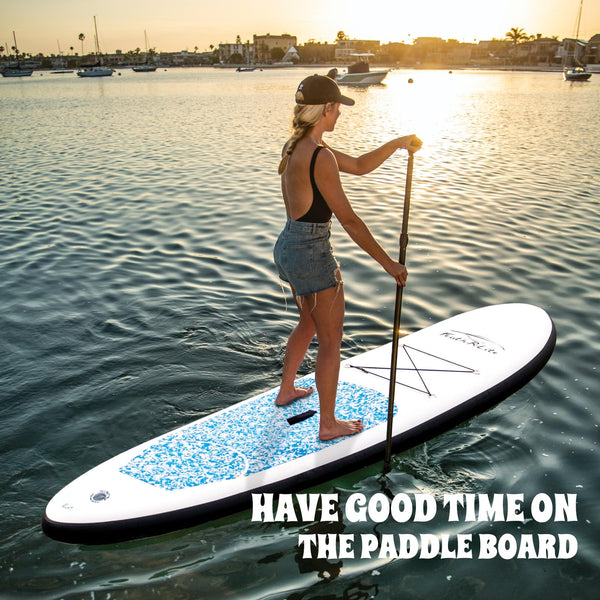 FEATH-R-LITE 10' &11' Inflatable Ultra-Light Stand Up Paddle Board for All Skill Levels Included with SUP, Adj Paddle, Pump, Backpack, Leash