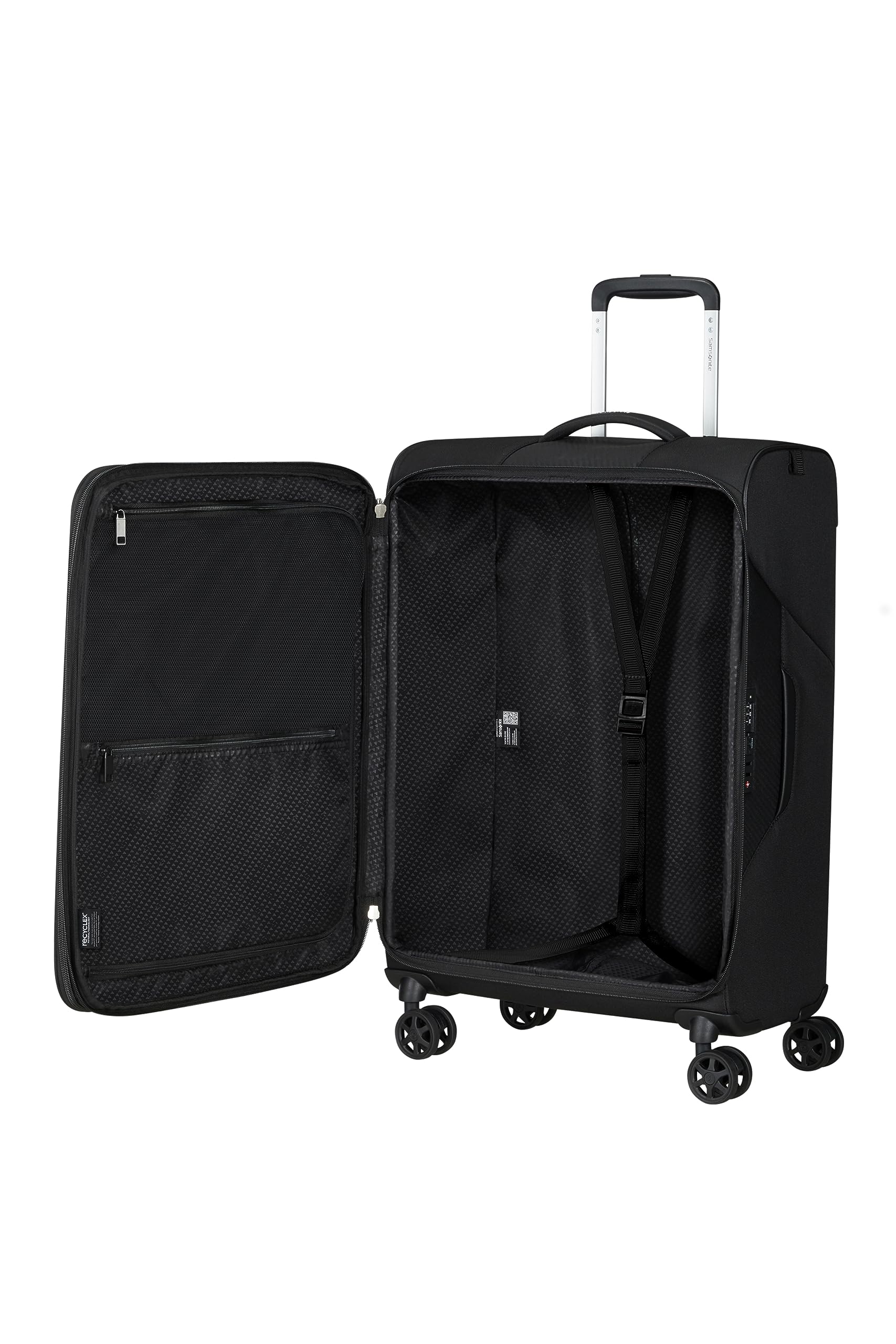 Samsonite Litebeam - Spinner S, Hand Luggage, 55 cm, 39 l, Black (Black)