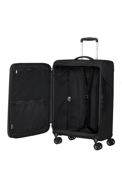 Samsonite Litebeam - Spinner S, Hand Luggage, 55 cm, 39 l, Black (Black)