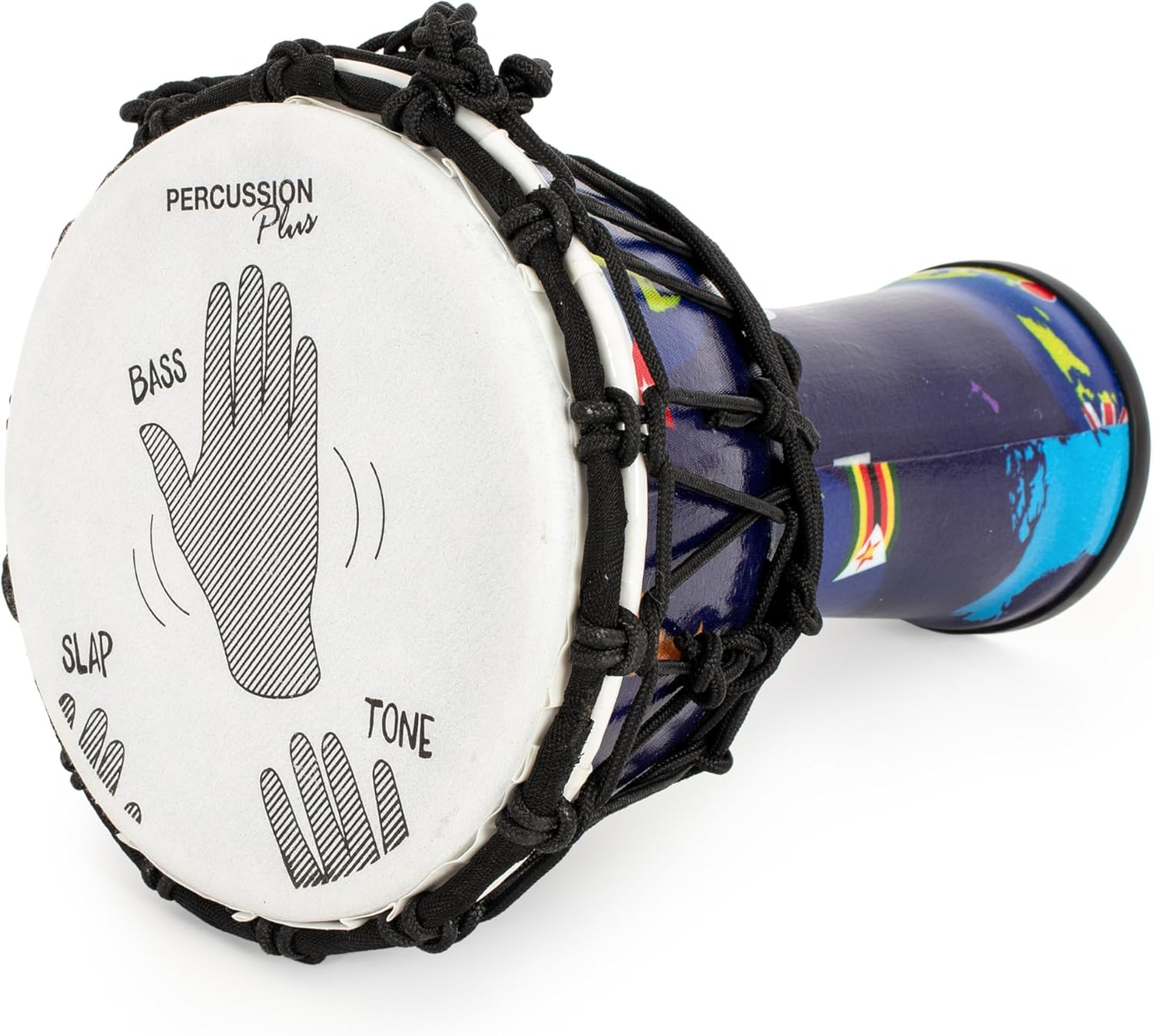 Percussion Plus World Slap Djembe rope tuned - 7 inch (head)