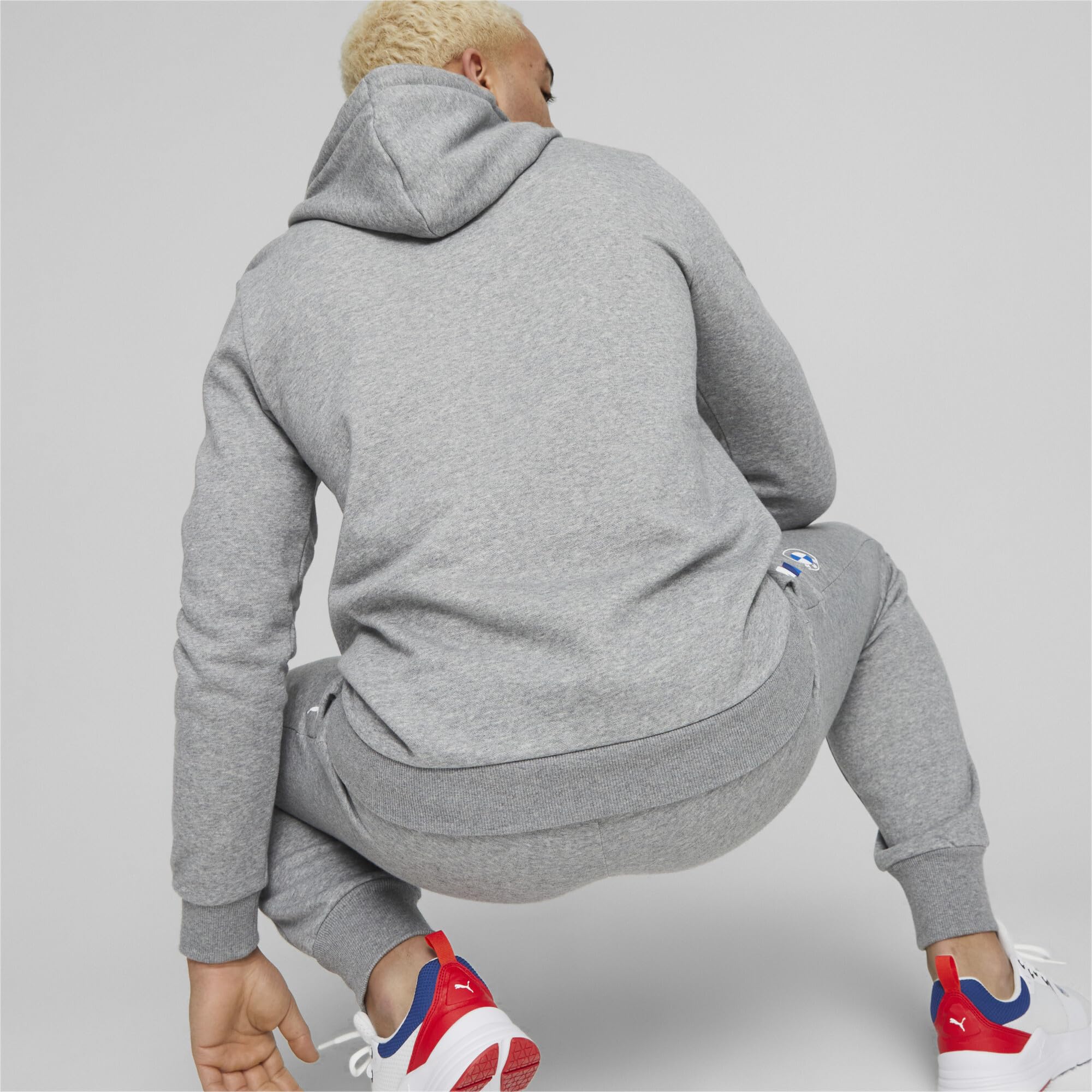 PUMA BMW M Motorsport Fleece Hoodie Sweatshirt Hooded Top Mens