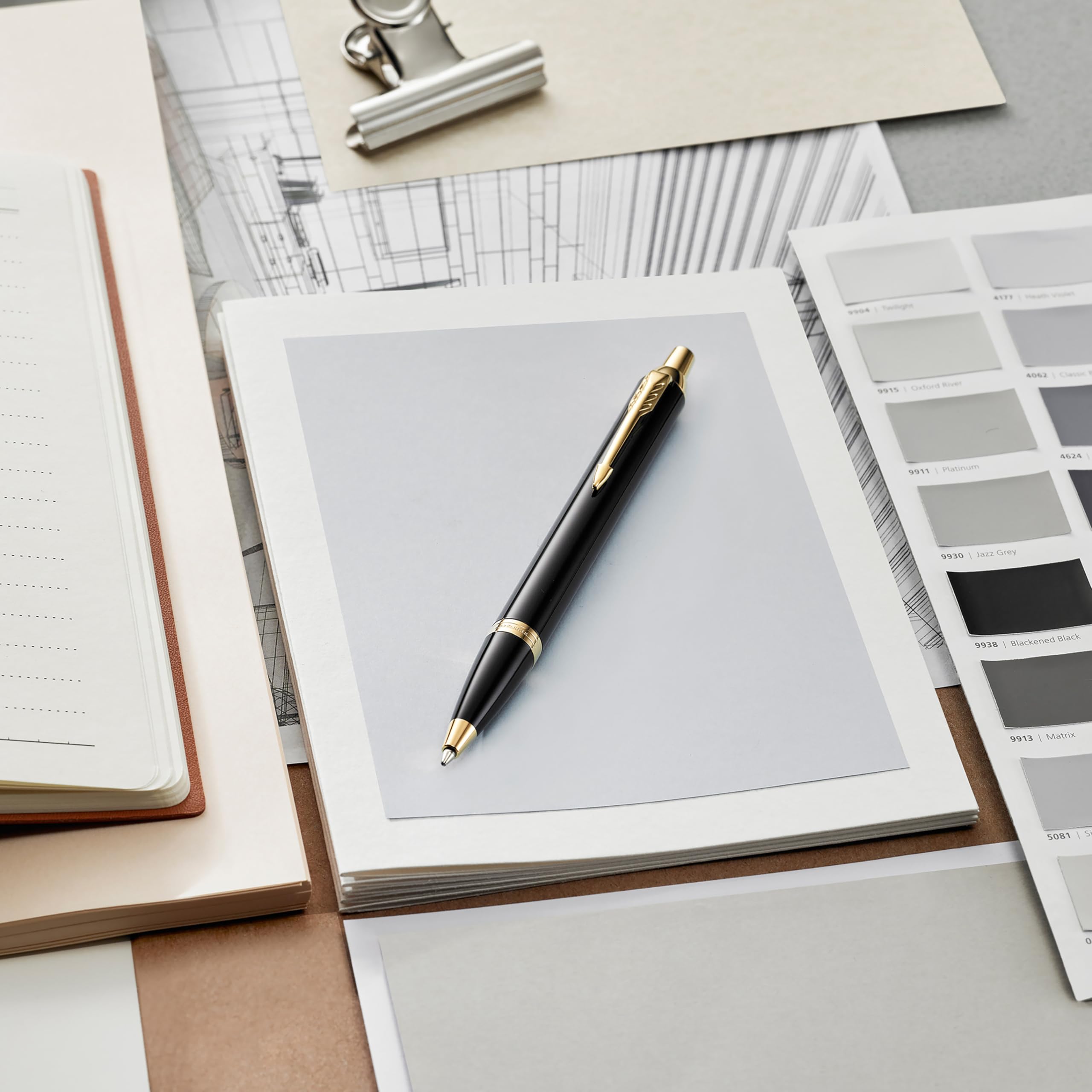 Parker IM Ballpoint Pen | Dark Espresso with Medium Point Blue Ink Refill | Gift Box