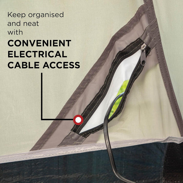 Coleman Tent Coastline 3 Plus, compact 3 man tent, 3 person tunnel tent, lightweight camping tent with awning and windows, Waterproof thanks to 3,000mm water column