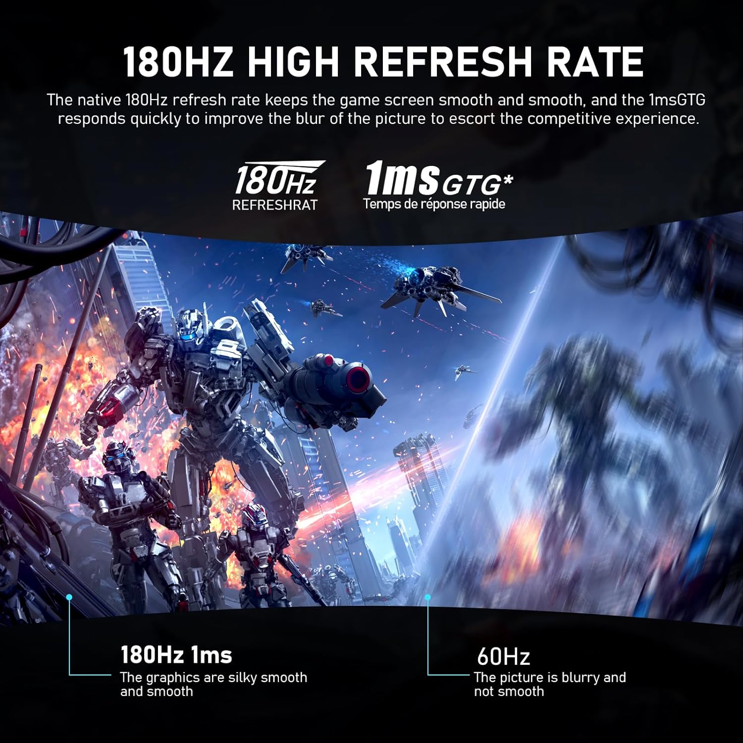 Gawfolk 34 Inch Ultrawide Curved 144Hz Gaming Computer Monitor 1500R PC Screen 21:9 UWQHD (3440x1440),Adaptive Sync,178° Viewing Angle,Display Port、HDMI 2.0, VESA75x75MM-Black