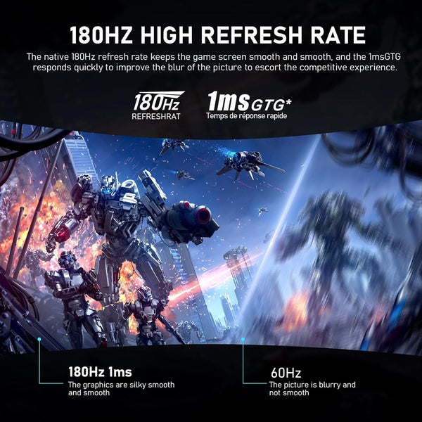 Gawfolk 34 Inch Ultrawide Curved 144Hz Gaming Computer Monitor 1500R PC Screen 21:9 UWQHD (3440x1440),Adaptive Sync,178° Viewing Angle,Display Port、HDMI 2.0, VESA75x75MM-Black