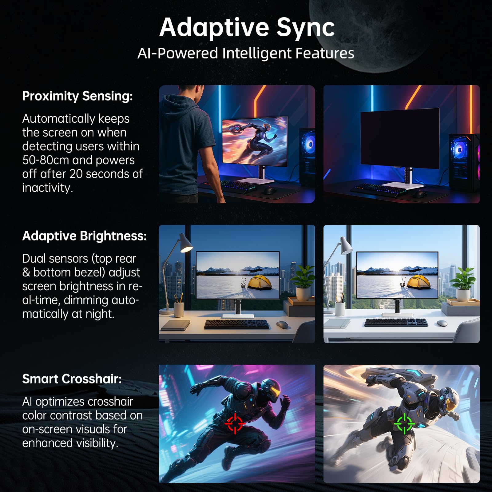 KTC Flat 32 Inch Monitor, QHD 1440P 2K@100Hz IPS Large Computer Monitor, Ultra Thin Bezels, Anti-Blue Light, HDR10, 103% sRGB, 86% DCI-P3, 350 Nits, 3ms MPRT, Adaptive Sync for Working and Gaming