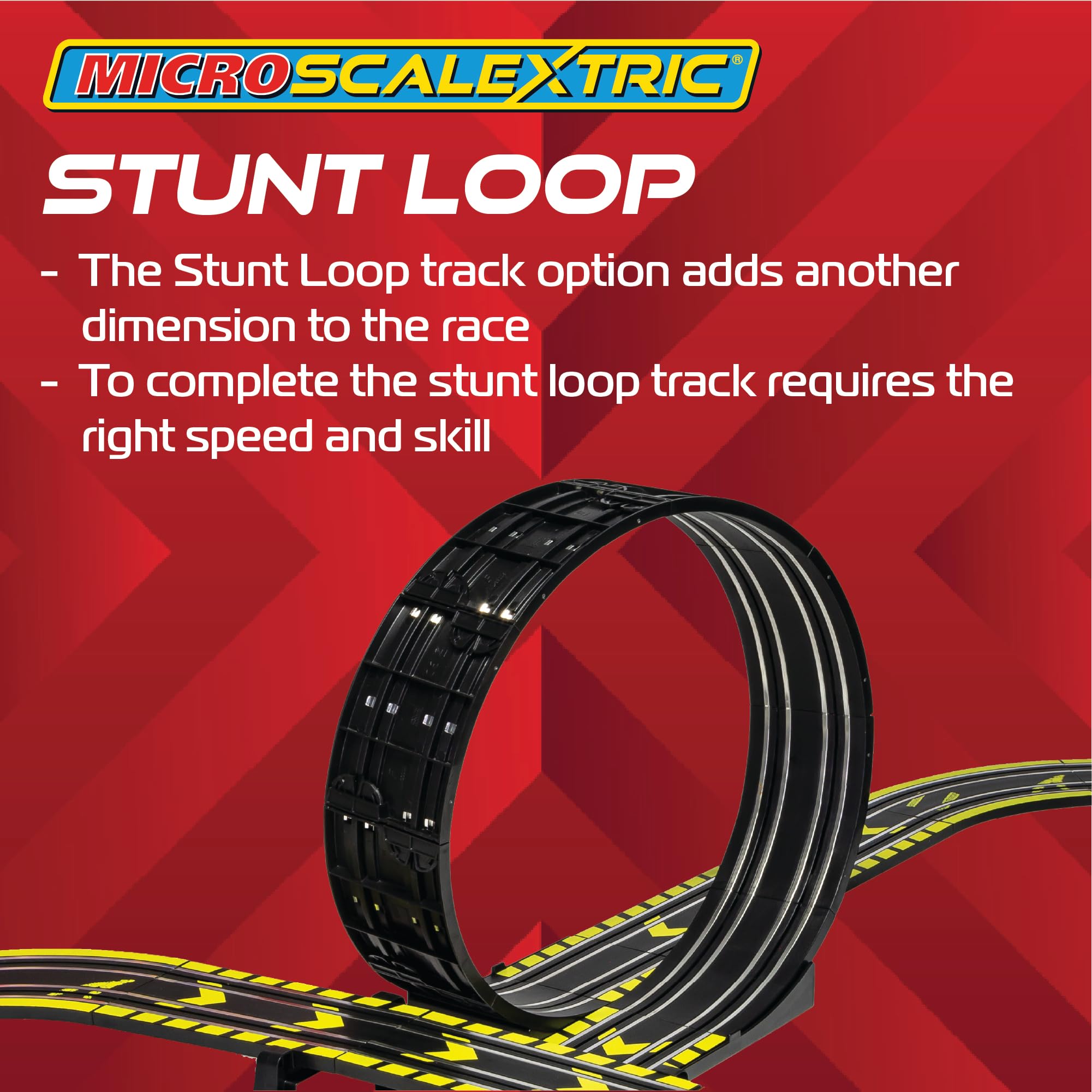 Scalextric G1155M Micro Car Race Track Sets for Kids Age 4+ - Batman vs Joker Themed Construction Set, Battery Powered Racing, Slot Cars Kids' Play Vehicles - Mini Toy Tracks for Boys