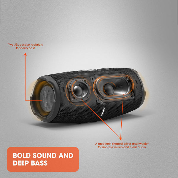 JBL Charge 5 Portable Bluetooth Speaker with Deep Bass, IP67 Waterproof and Dustproof, 20 Hours of Playtime, Built-In Powerbank, Black