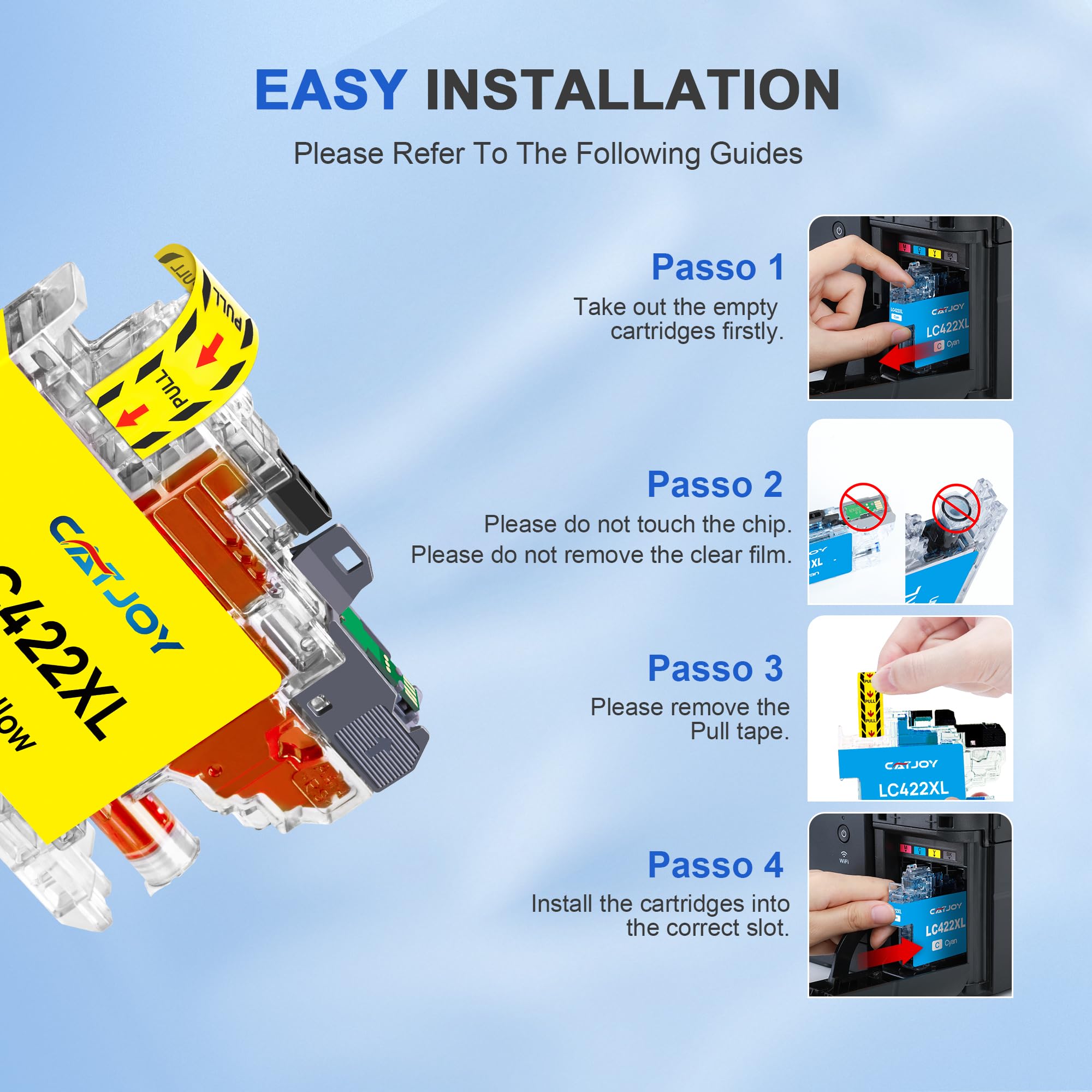 CATJOY 29XL Ink Cartridge Replacement for Epson 29 XL 29 Ink Cartridge for Expression Home XP-342 XP-335 XP-235 XP-442 XP-352 XP-247 XP-255 XP-332 Printer (10 Pack)