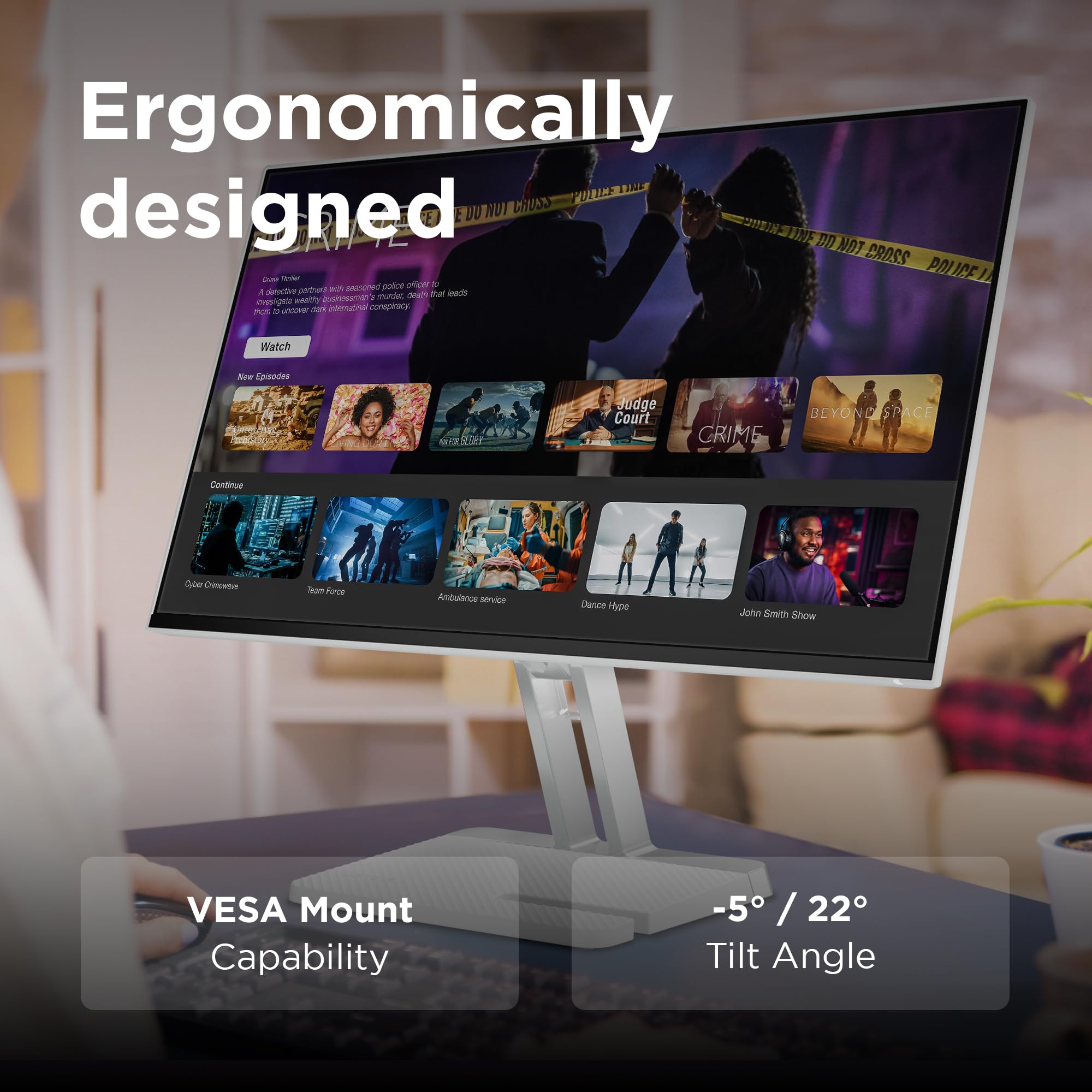 Lenovo L27i-4B 27 Inch PC Monitor | FHD, 1080p, 48-100Hz, IPS, 4ms, VGA and HDMI