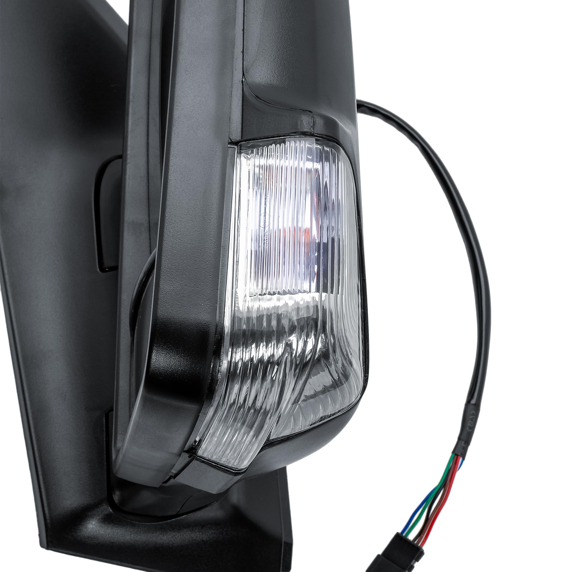 Driver Right Side Door Wing Mirror O/S Electric and Heated Short Arm Black Cover For Mercedes Sprinter VW Crafter 2006 to 2018