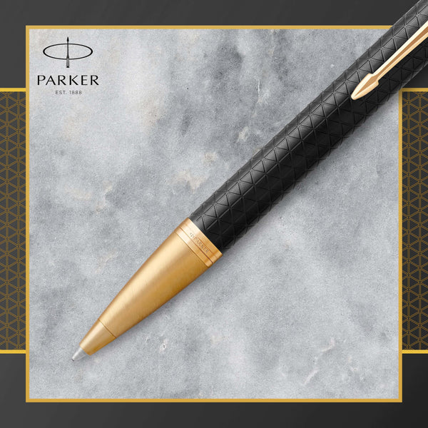 Parker IM Ballpoint Pen | Dark Espresso with Medium Point Blue Ink Refill | Gift Box