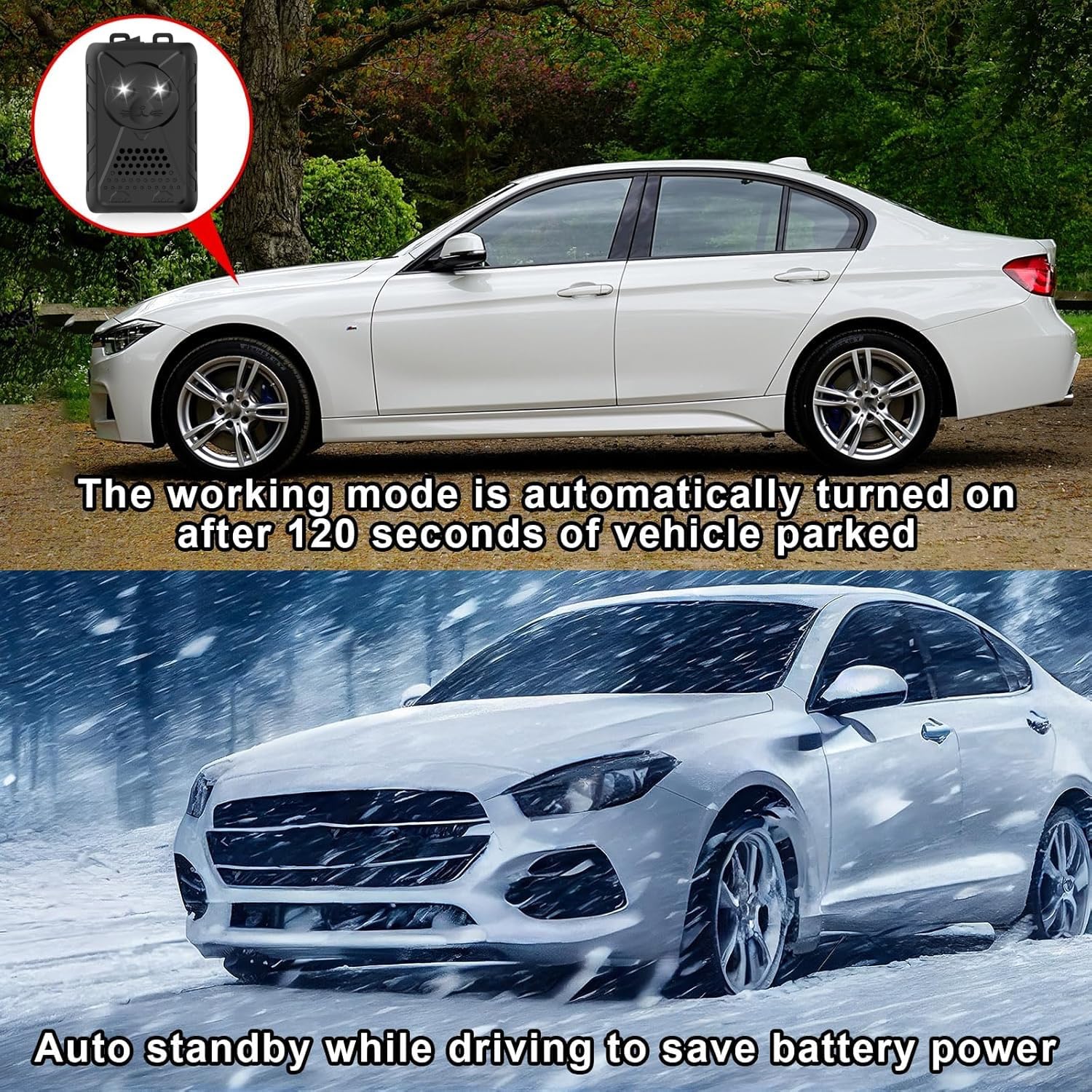 Rodent Repeller Ultrasonic Under Hood,Repeller to Keep Pine Martens,Anti-Martor Repellent,Pest Mouse Repeller for Car,Garage,Warehouse,Rat Rodent Pest Animal Deterrent for Vehicle Protection Indoor