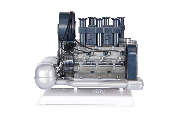 Machine Works Build Your Own Porsche 911 Boxer Engine Toy - Replica Model Building Kit - Features Sounds and Illumination, 280+ Pieces, 10+ Years