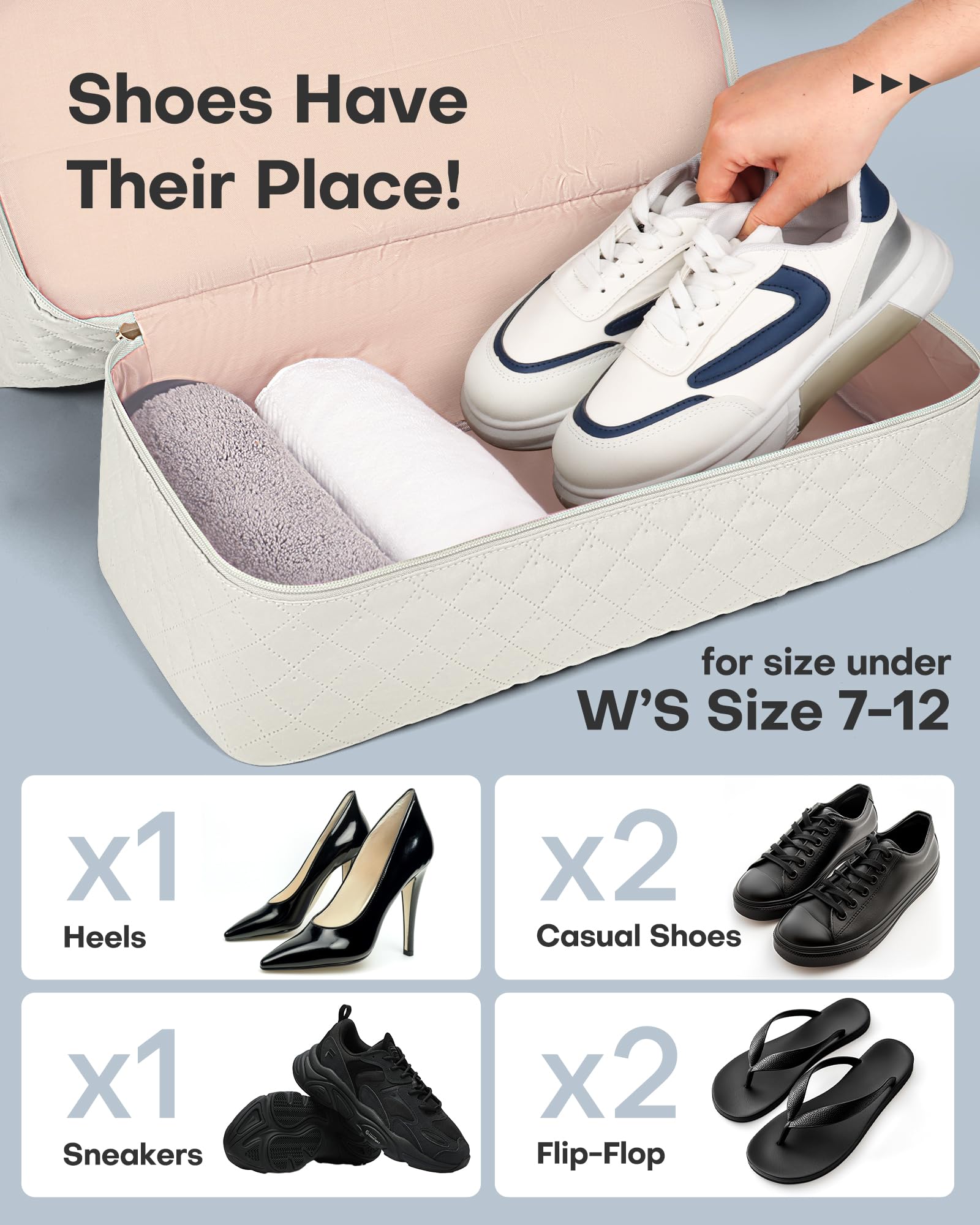 HOTOR Travel Bags for Women - Lightweight Overnight Holdall Bag, Large Carry on Luggage Weekend Bag with Shoe Compartment & Toiletry Bag, Travel Duffel Sport Gym Tote, Black, 34.0 x 45.0 x 20.0 cm