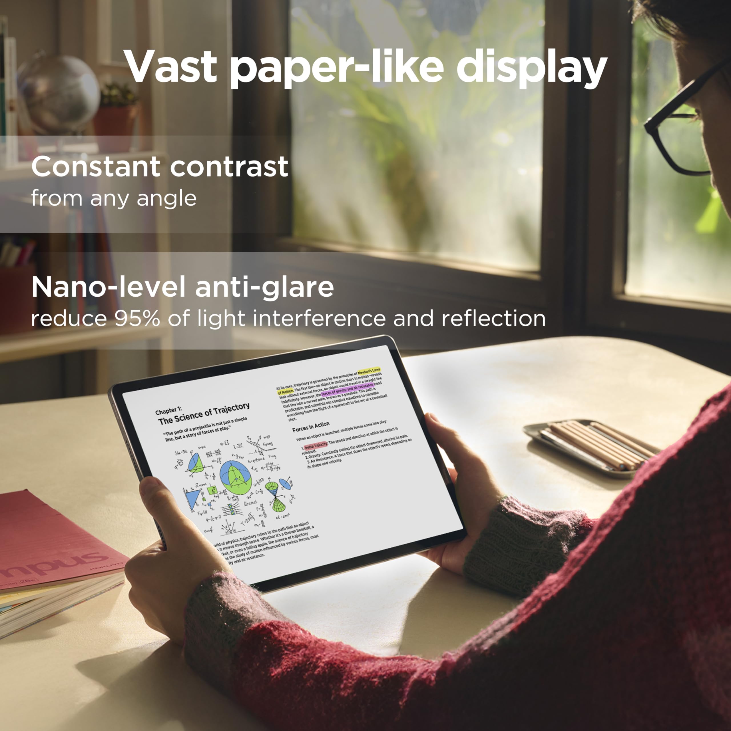 Lenovo Tab M9 Android tablet | 9-inch HD | 32GB | Clear Case + Film | WiFi | 3GB RAM | Arctic Grey | Designed for portable entertainment
