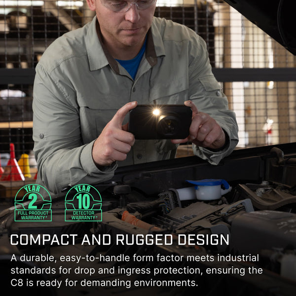 FLIR C5 Compact Thermal Imaging Camera with Wifi: High Resolution Infrared Imager for Inspection, Electrical/Mechanical, Building, and HVAC Applications